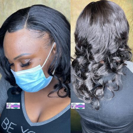 Full sew in with closure