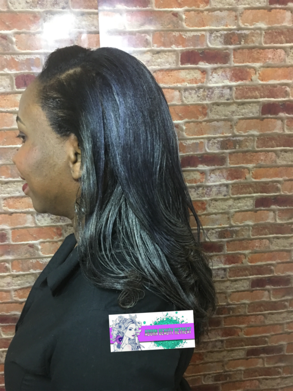 Chemical relaxed hair